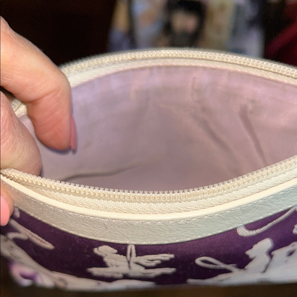 Coach Purple and Cream Wristlet - Picture 15 of 15